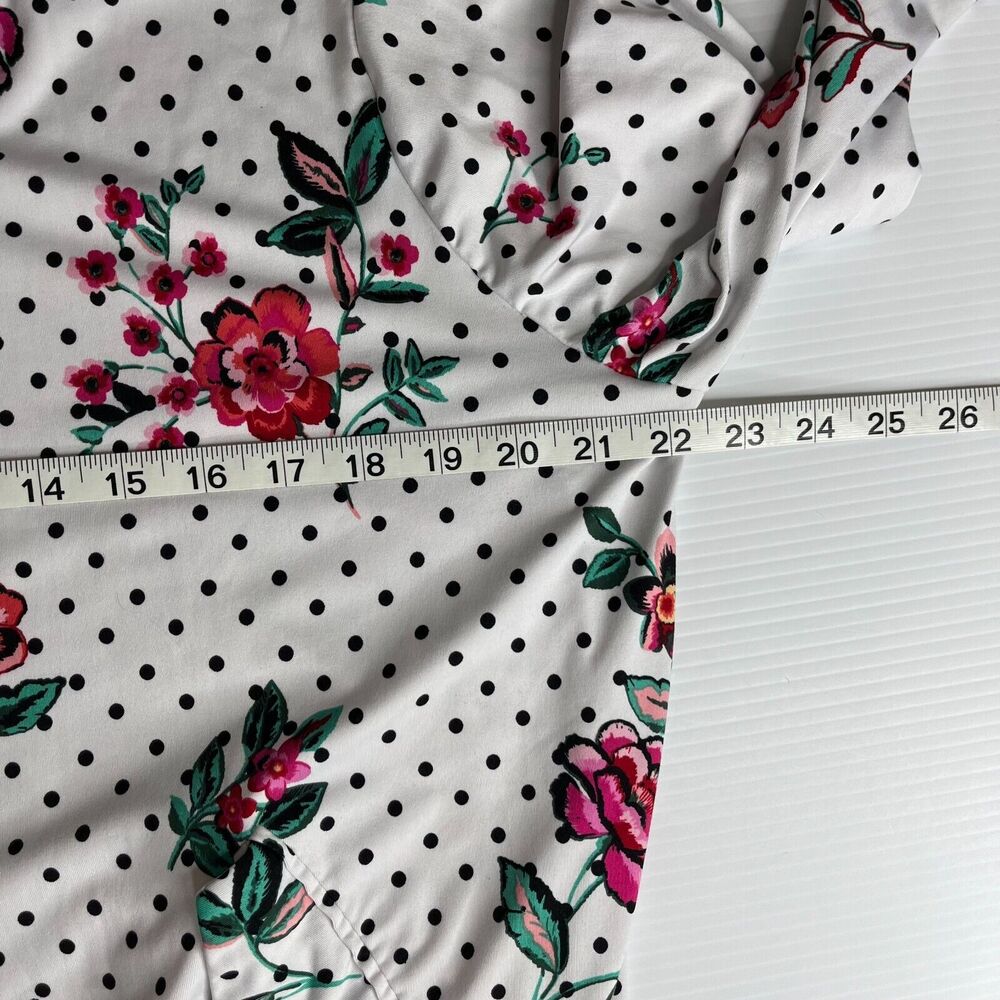 ROBERT LOUIS Floral Print Pink Black Lightweight Silky Bomber Zip Jacket Large - Picture 5 of 9